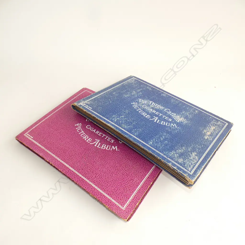 2 VINTAGE CIGARETTE CARD ALBUMS - BOTH INCOMPLETE Image 1++