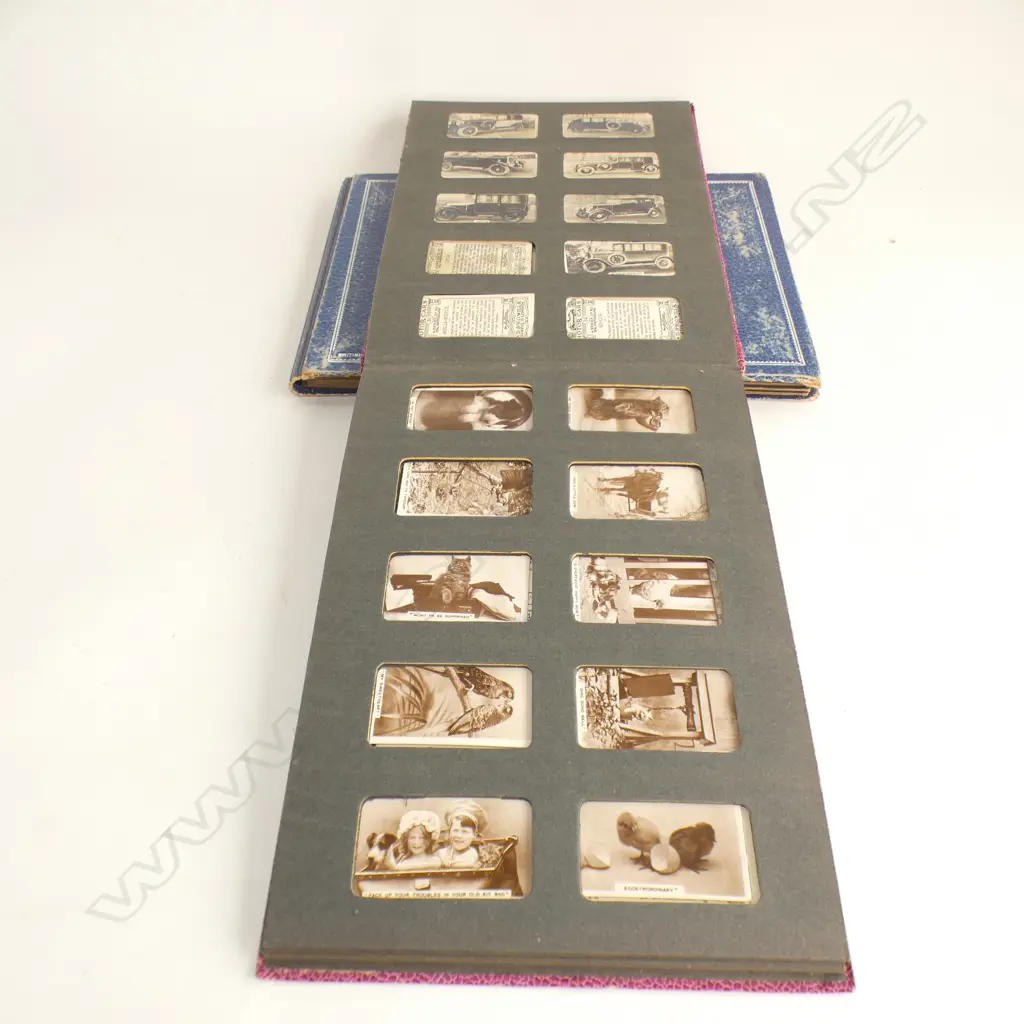 2 VINTAGE CIGARETTE CARD ALBUMS - BOTH INCOMPLETE Image 1++