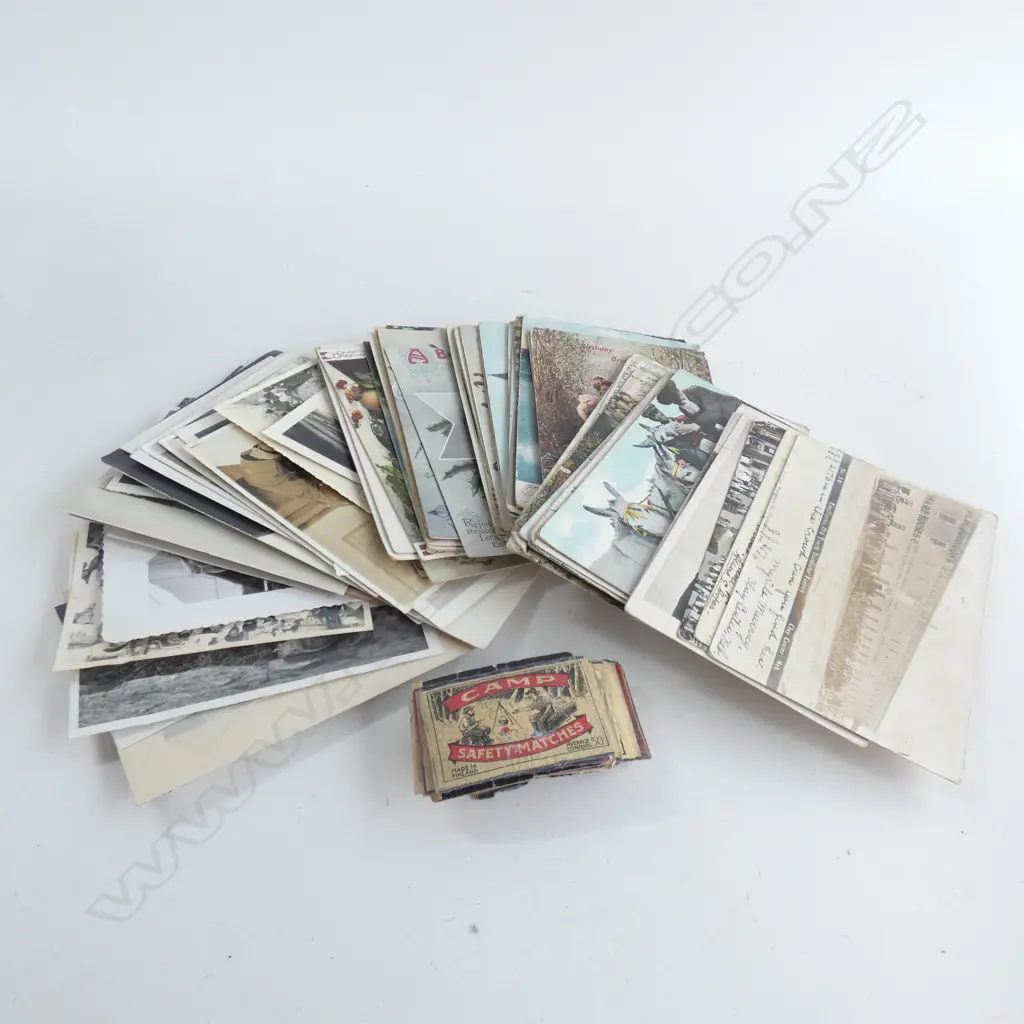 BAG OLD POSTCARDS ETC.. Image 1++