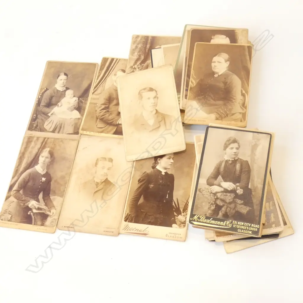 ASST. EARLY CARTE DE VISITE PHOTOGRAPHS  Image 1++