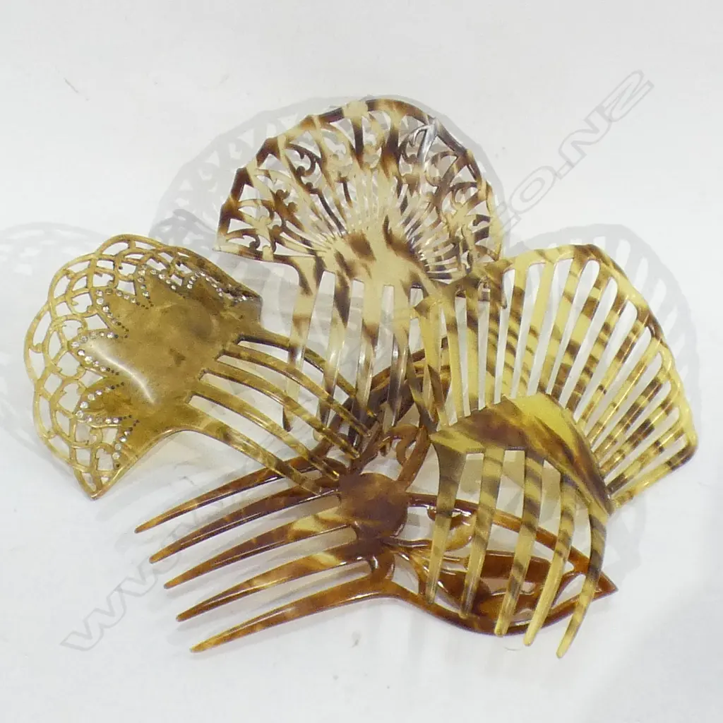 4 ASST LG VINTAGE COMBS Image 1++
