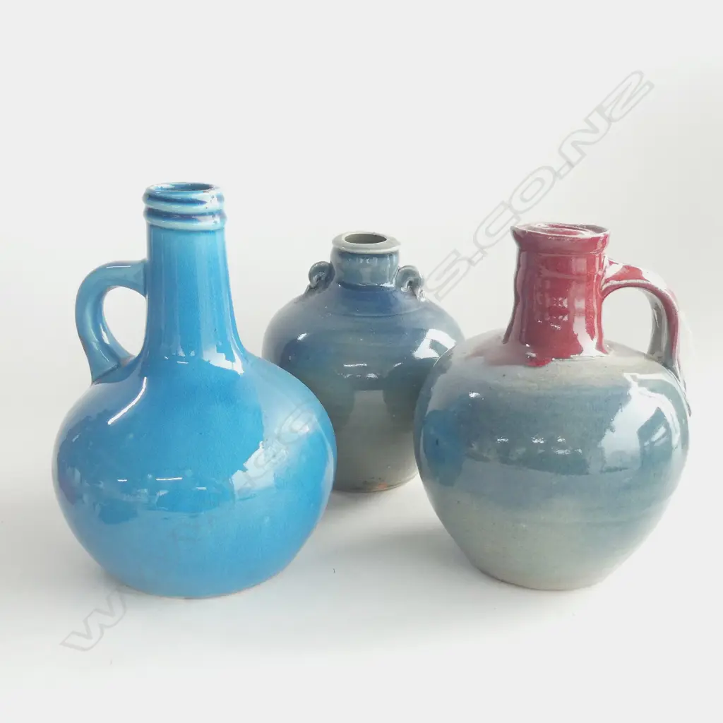 WARREN TIPPETT CARAFE + 2 JARS H.210mm Image 1++