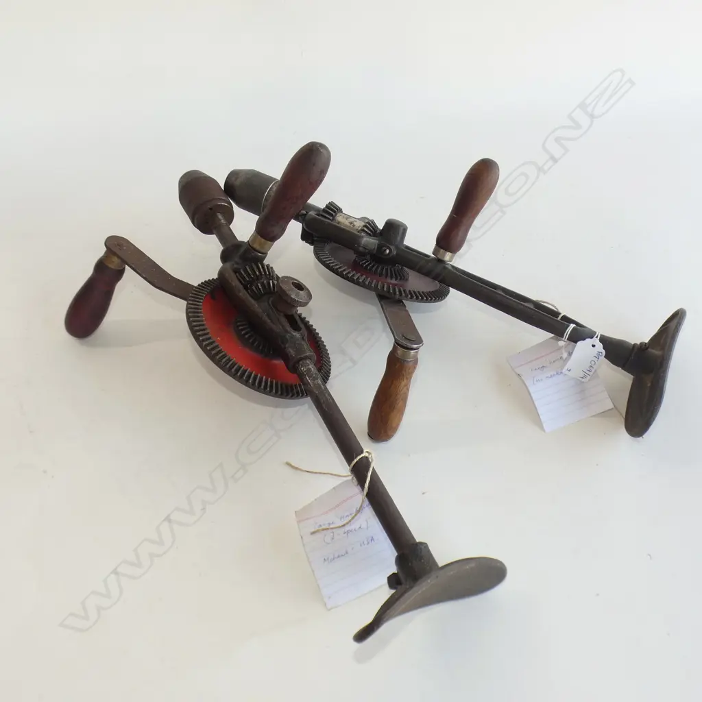 2 ANTIQUE HAND DRILLS... Image 1++