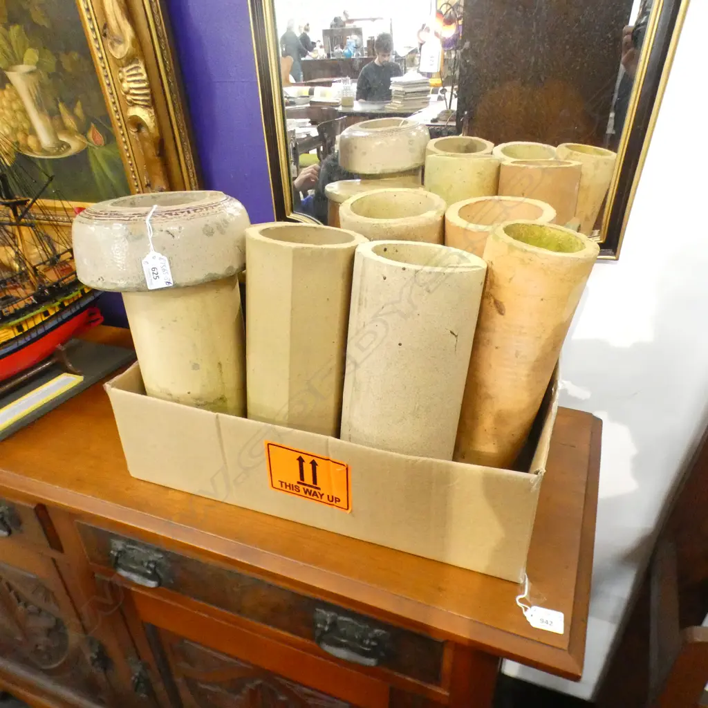 8 COLONIAL SMALL DRAIN PIPE SECTIONS Image 1++