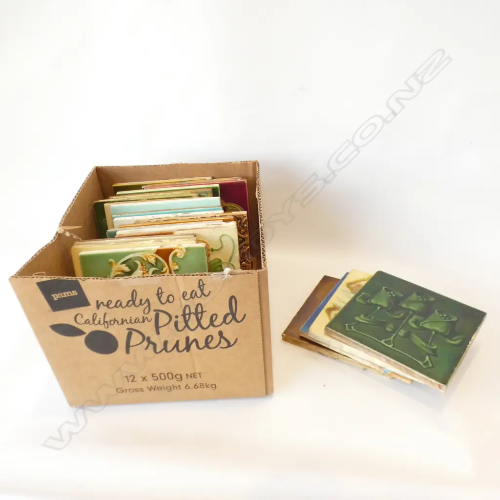 BOX ASST ART NOUVEAU TILES 155MM Image 1++