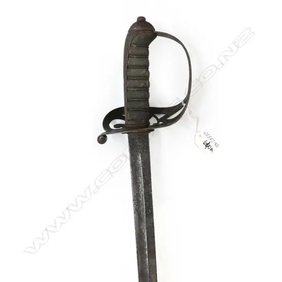 BRITISH INFANTRY 1854 PATTERN SWORD 'STAFF SERG MAJOR JAMES SCULLY'