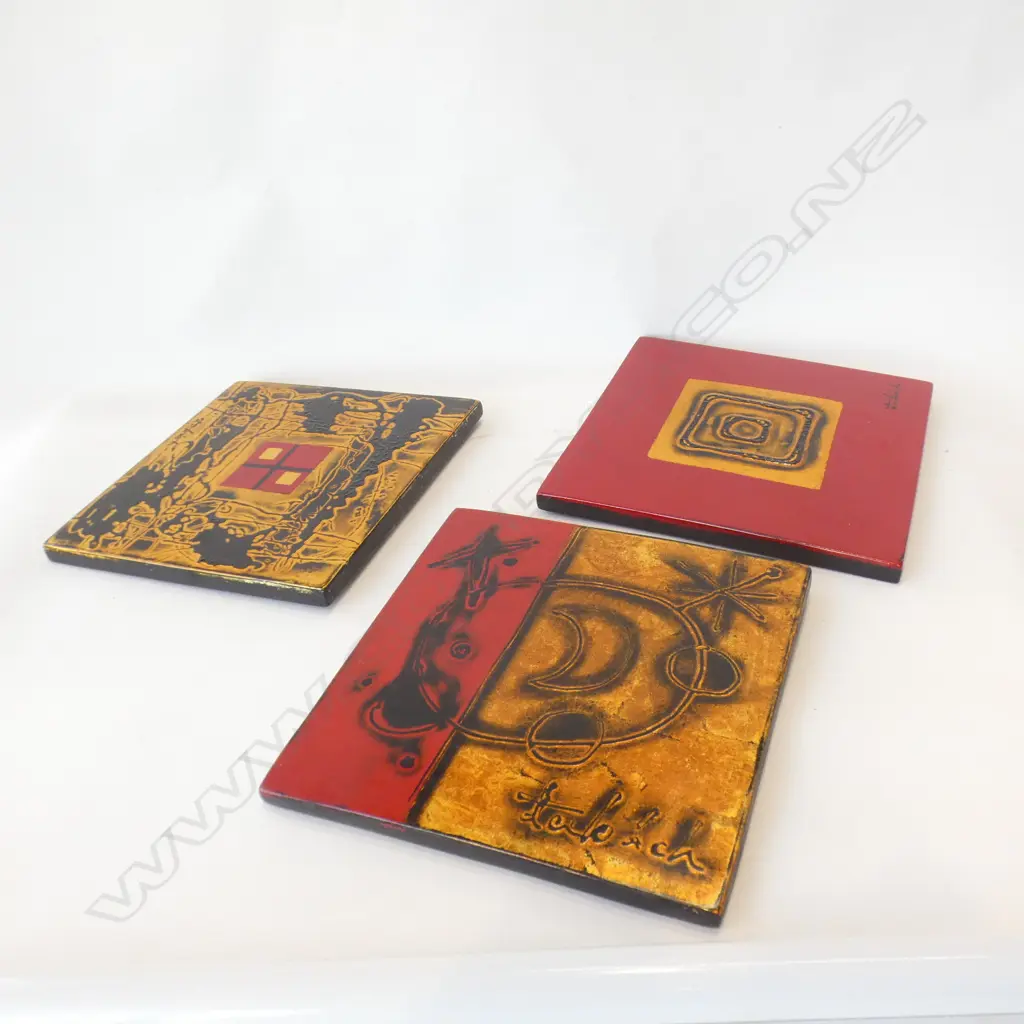 3 LACQUER LUBICH PRINTS SQ 200MM Image 1++