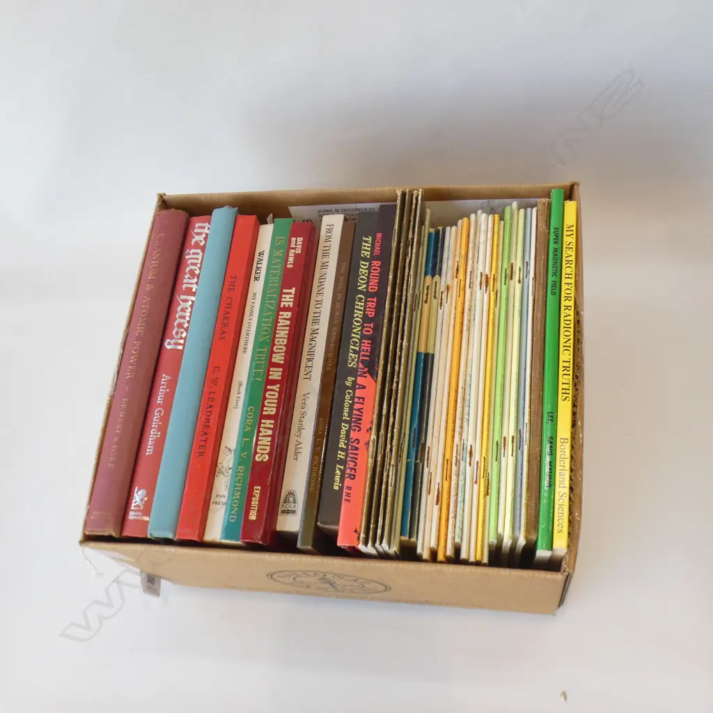 BOX LOT BOOKS; ALT. SPIRTUAL ETC Image 1++