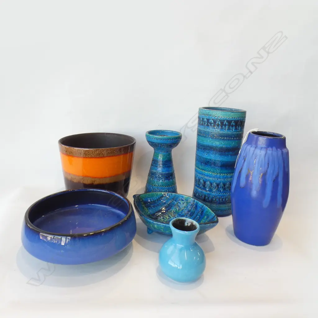 ASSORTED RETRO GERMAN & ITALIAN CERAMIC POTTERY Image 1++