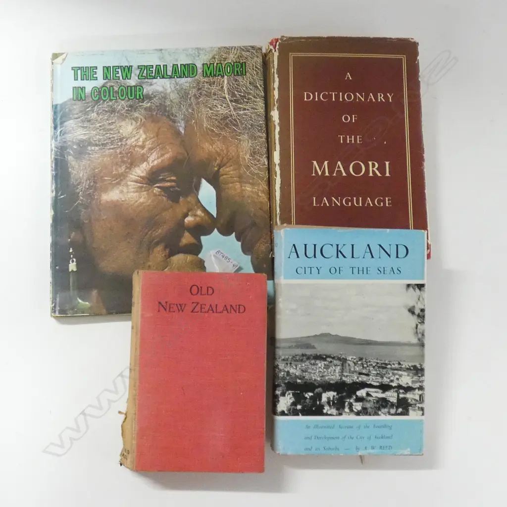 4 VINTAGE NZ / MAORI REFERENCE BOOKS Image 1++