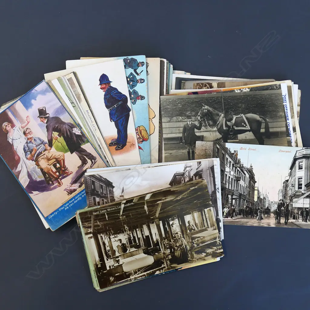 COLLECTION VINTAGE POSTCARDS c.1900 Image 1++