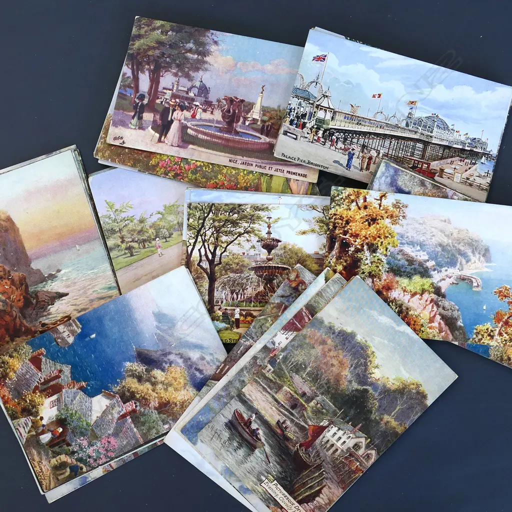 COLLECTION ASST. OILETTE POSTCARDS c.1900 Image 1++