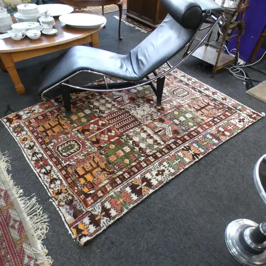 BAKHTIARI HAND KNOTTED RUG 1950 x 1460mm