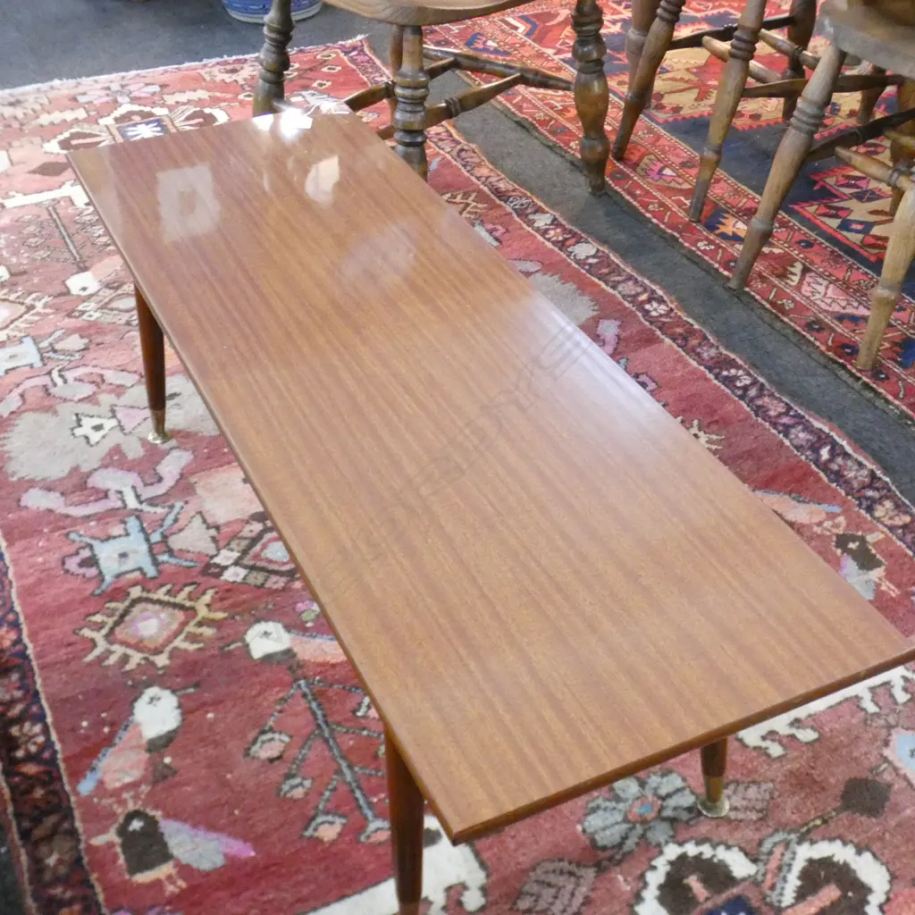 MID CENTURY / RETRO COFFEE TABLE 1220x400mm Image 1++