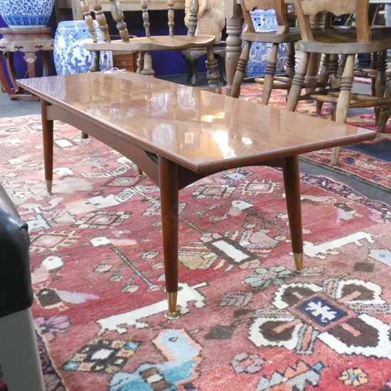 MID CENTURY / RETRO COFFEE TABLE 1220x400mm