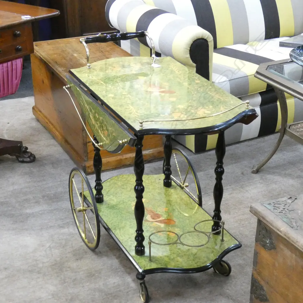 VINTAGE DRINKS TROLLEY  Image 1++