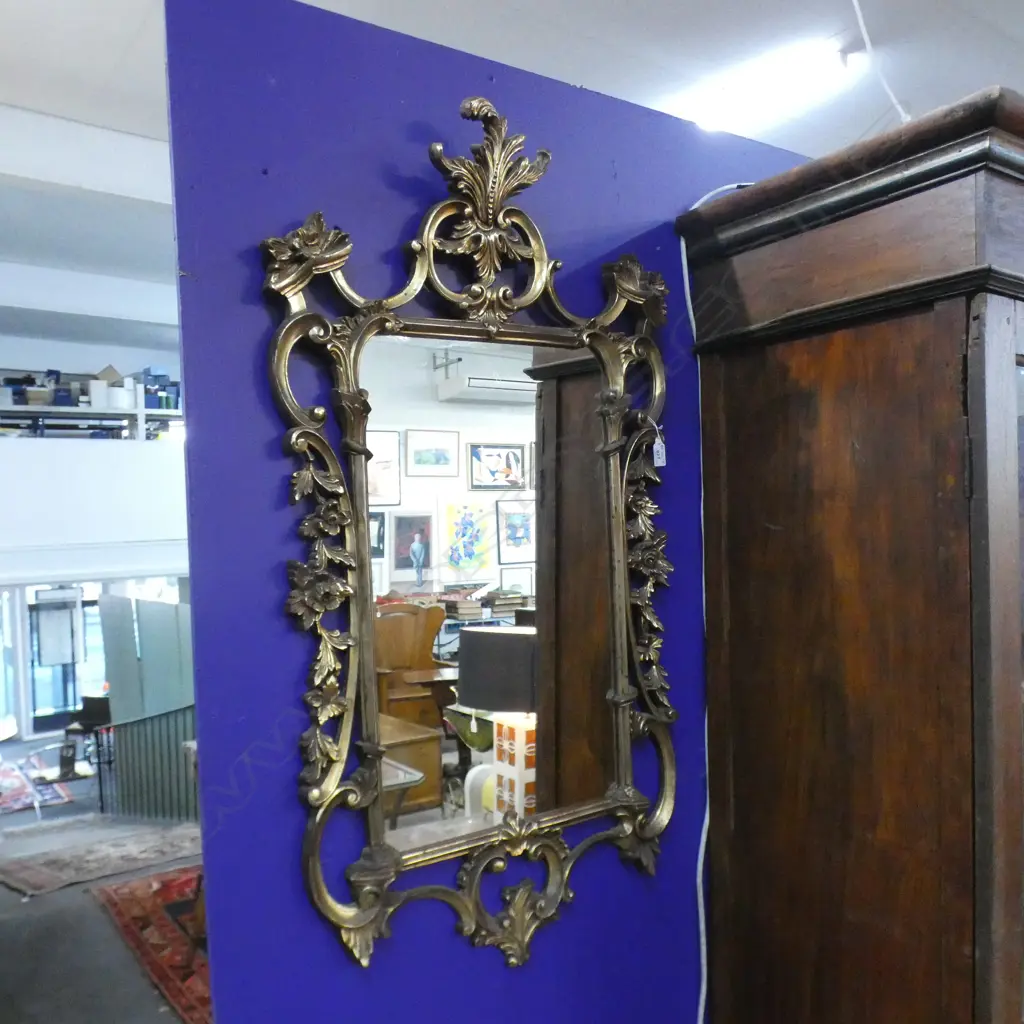 ORNATE GILT MIRROR 1050x570mm Image 1++