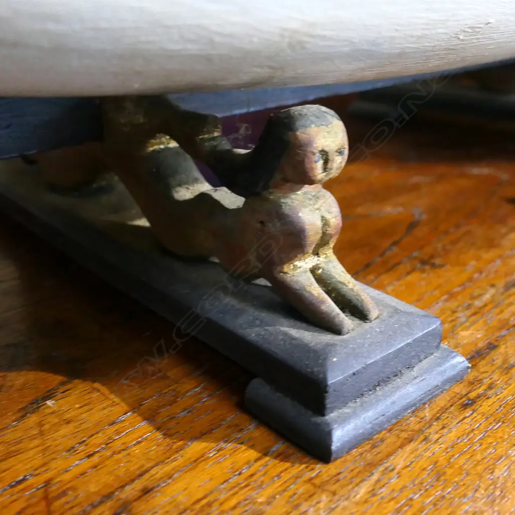 OLD SAILING SHIP MODEL - IN NEED OF REPAIR L 640MM Image 1++