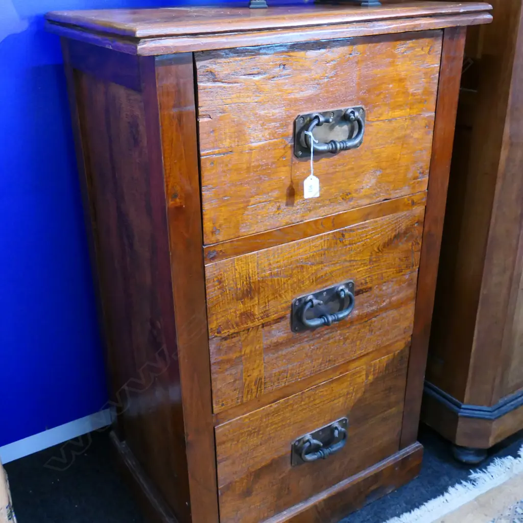 MODERN TEAK FILING DRAWERS 640 x 460 x 1070mm Image 1++