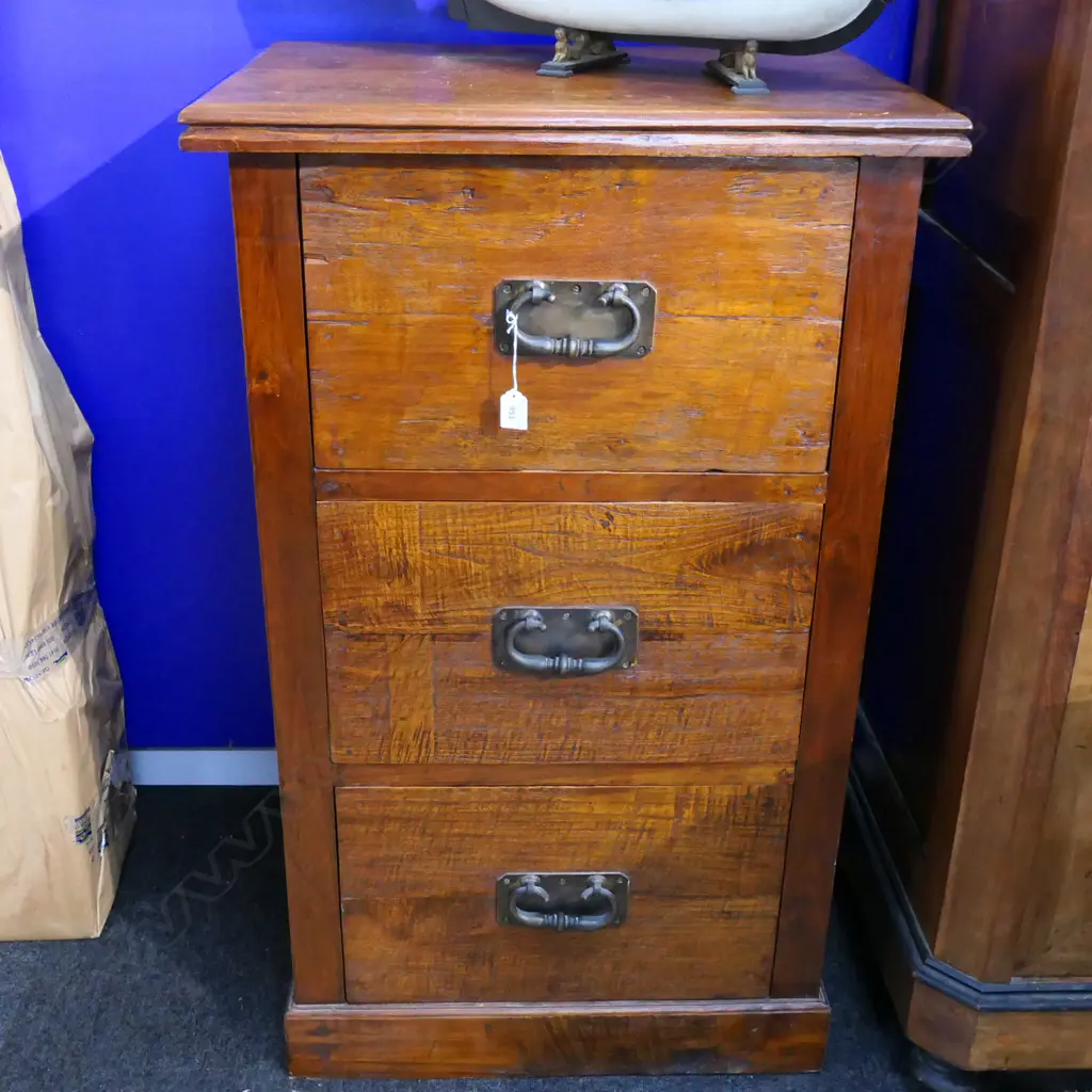 MODERN TEAK FILING DRAWERS 640 x 460 x 1070mm Image 1++