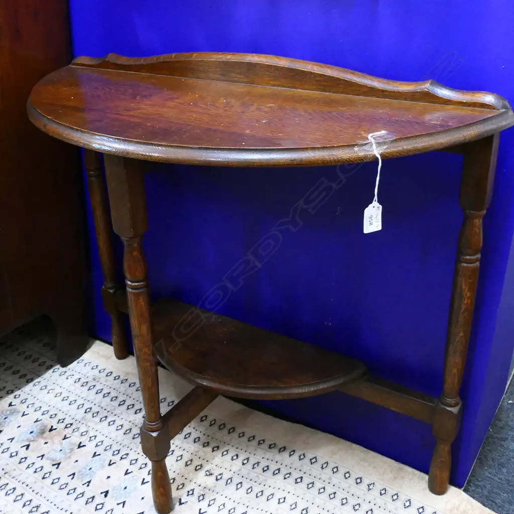 OAK DEMILUNE TABLE W.790mm Image 1++