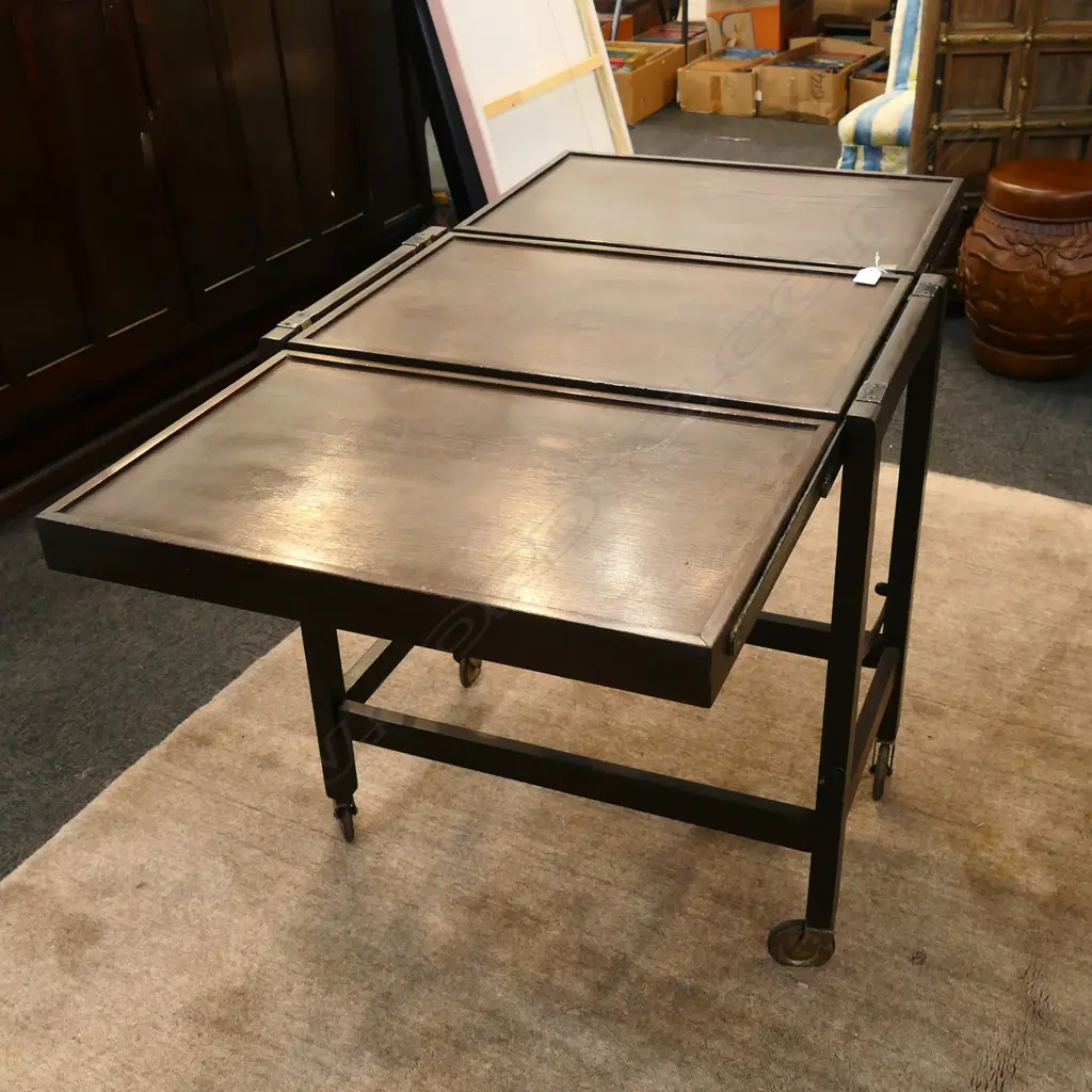 DECO CANTILEVER TEA TROLLEY, 570 x 370 x 1100mm, (EXT. W. 115mm) Image 1++