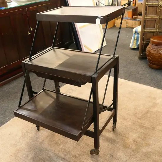 DECO CANTILEVER TEA TROLLEY, 570 x 370 x 1100mm, (EXT. W. 115mm)
