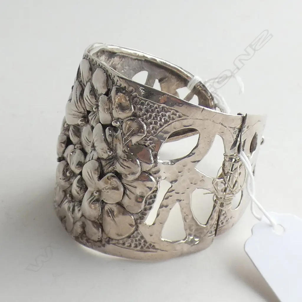 STG SILVER CUFF BRACELET AF 62 GRAMS Image 1++