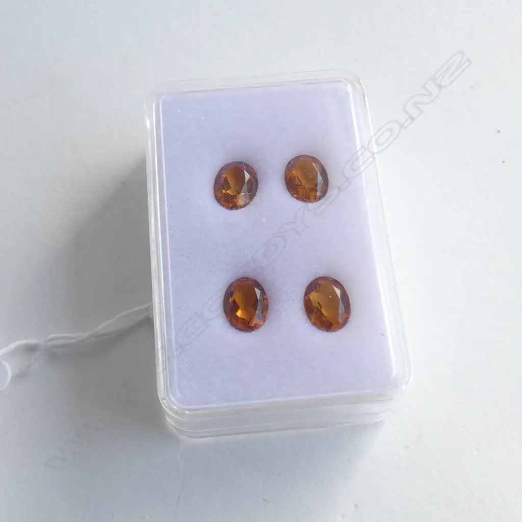 Citrine – 6.3ct. - 4 stones oval Image 1++