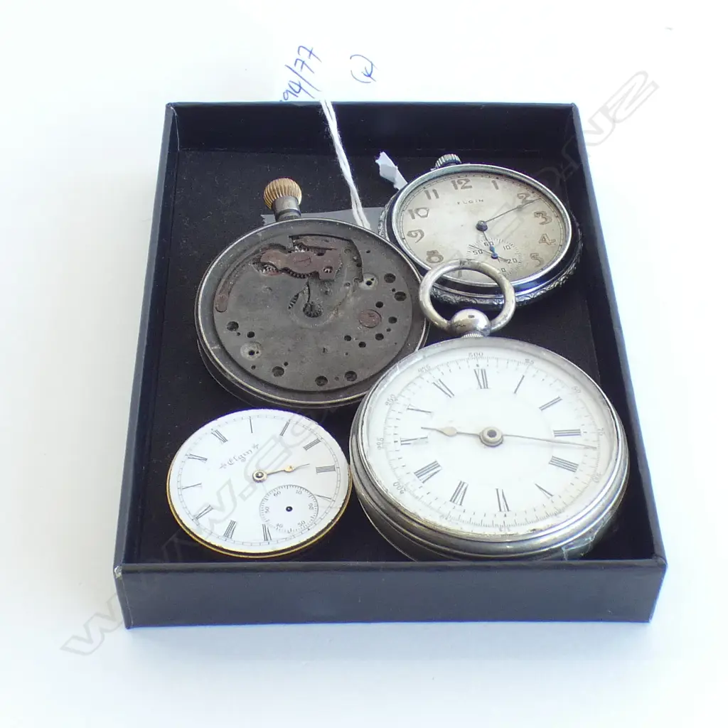 4 ANTIQUE POCKET WATCHES SOME STG A/F Image 1++