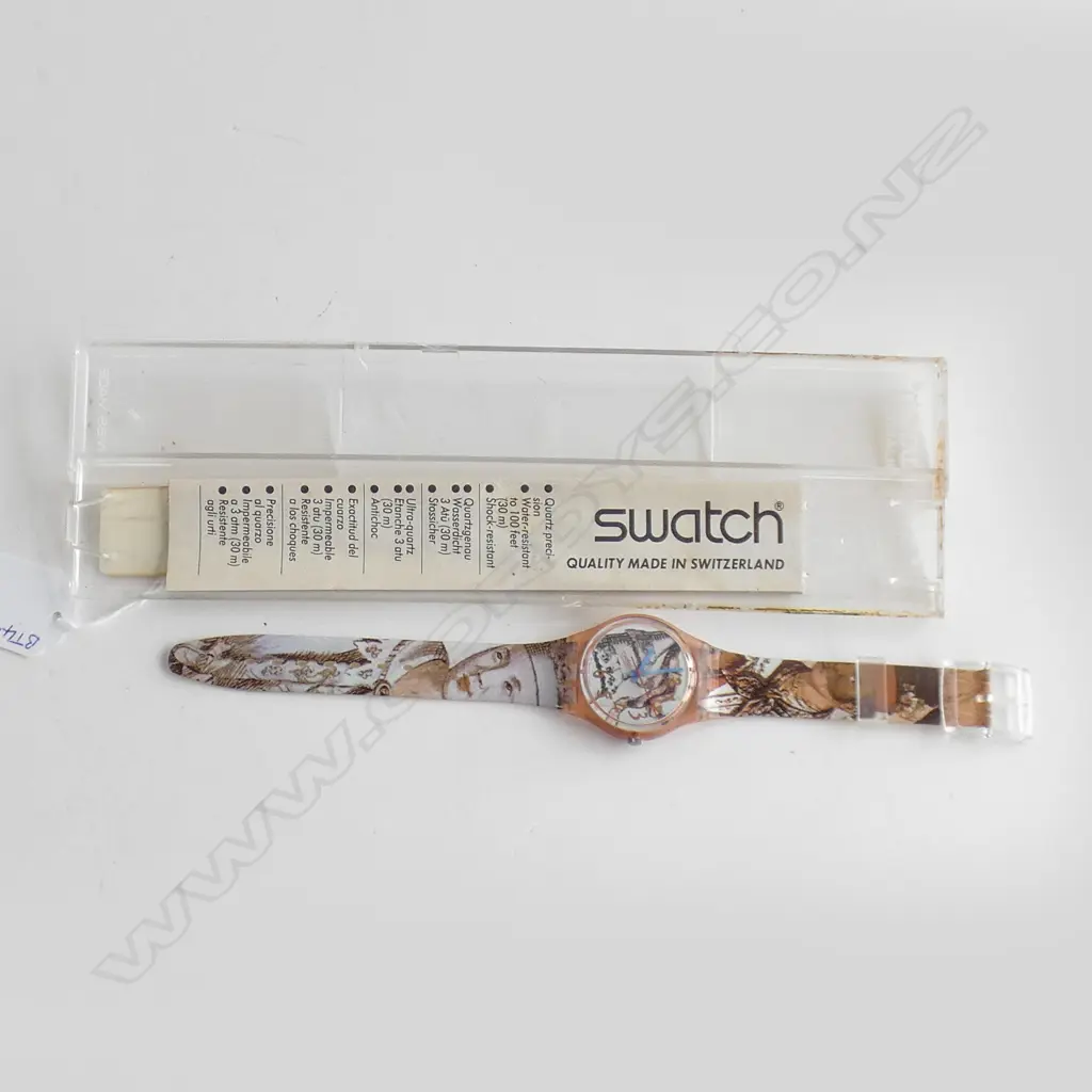 1993 SWATCH WATCH IN ORIGINAL PACKAGING 'MASQUERADE' Image 1++