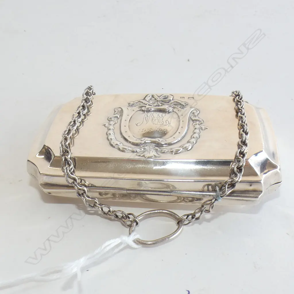 HALLMARKED STG SILVER PURSE 52 GRAMS Image 1++