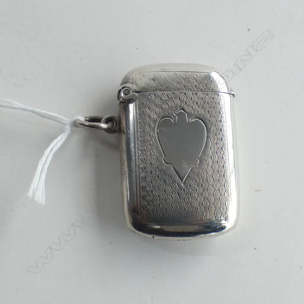 SILVER VESTA CASE BIRMINGHAM 1906 20gm Image 1++