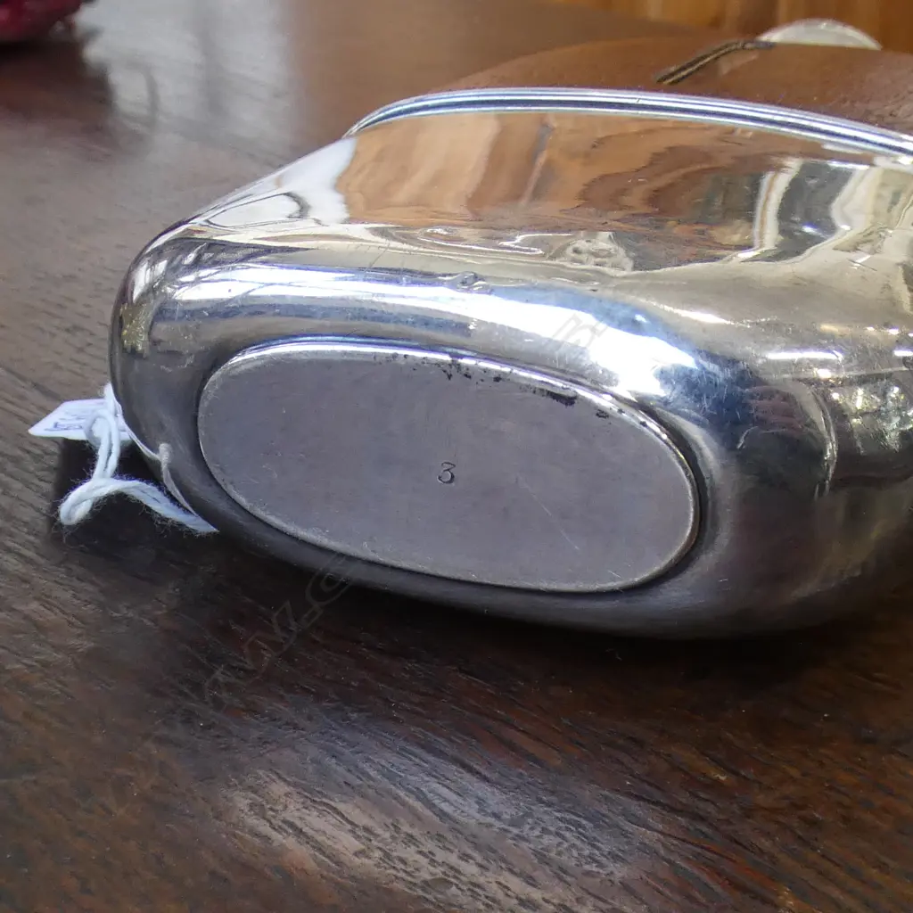 STG SILVER HIP FLASK SHEFFIELD 1886 Image 1++
