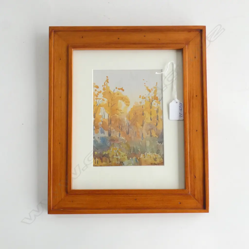 WH BUCK CANADIAN MAPLES WATERCOLOUR 165x120mm  Image 1++
