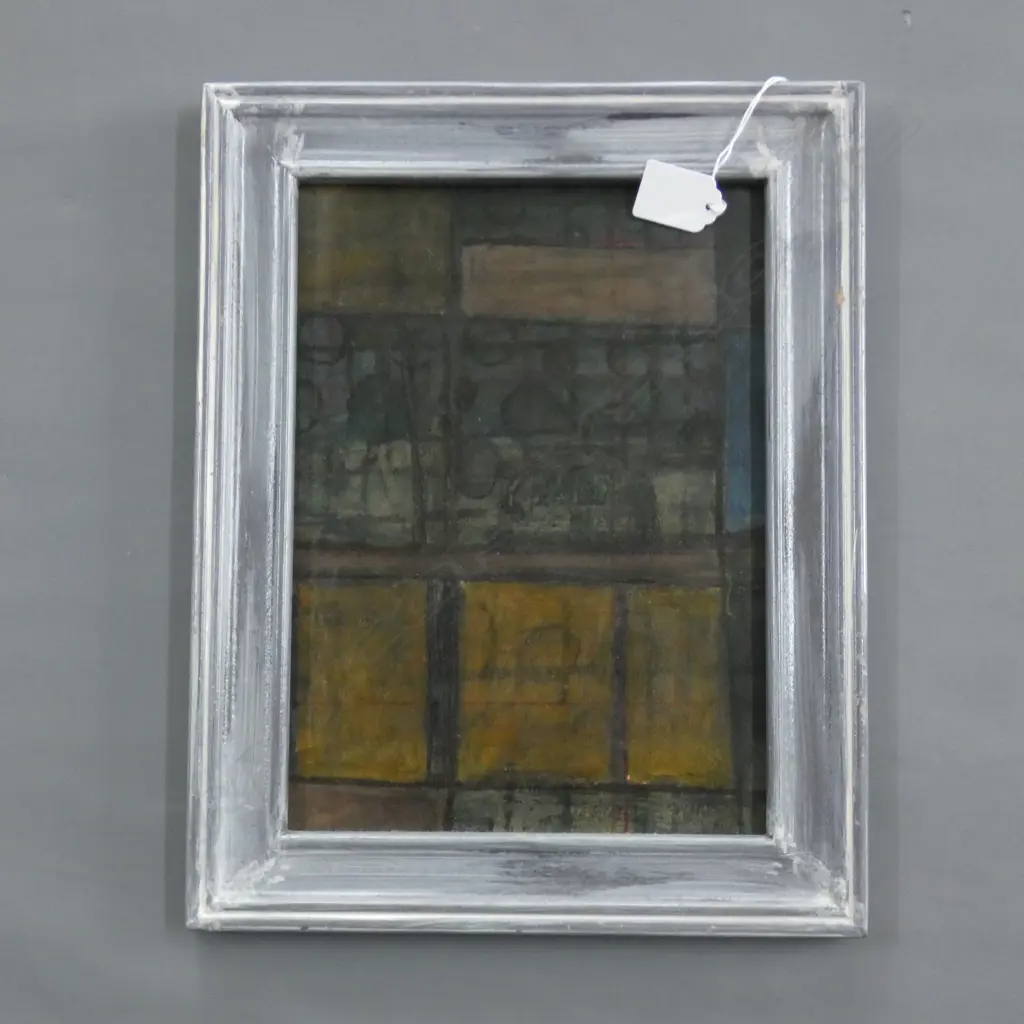 KATHERINE SIMPSON ABSTRACT WINDOW MIXED MEDIA 270x200mm Image 1++
