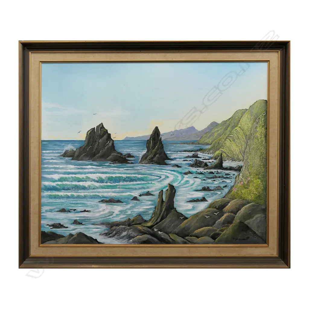 M. HOLDSWORTH 'WEST CAPE SOUTH ISLAND' 600x750mm OIL Image 1++