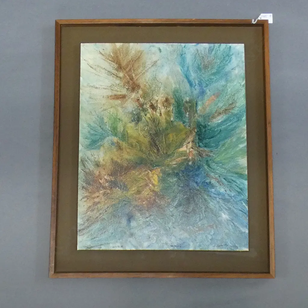 JUNE GREENFIELD ACRYLIC 'RADIATA' 500x380mm Image 1++