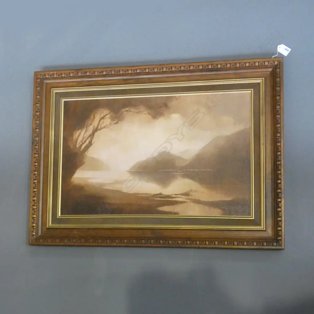 CYNTHIA TAYLOR OIL ON BOARD 'MANUKAU HARBOUR, HUIA . SIGNED. 355 x 570mm Image 1++