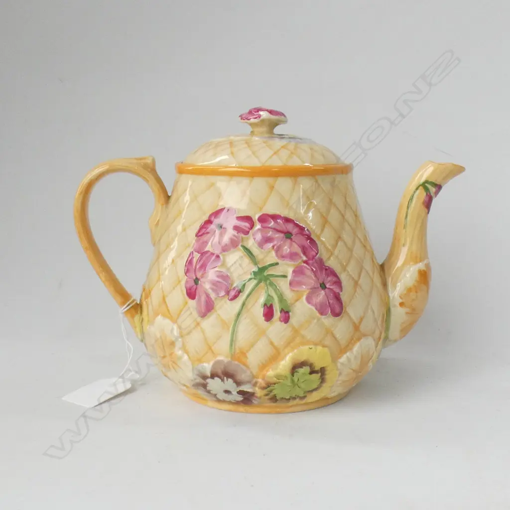 LG ROYAL WINTON HAND PAINTED 'GERA' TEAPOT H. 175MM Image 1++