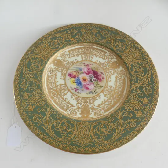 A Royal Worcester cabinet plate painted by Phillips