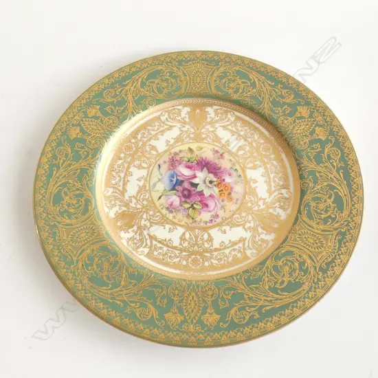 A Royal Worcester cabinet plate painted by Phillips