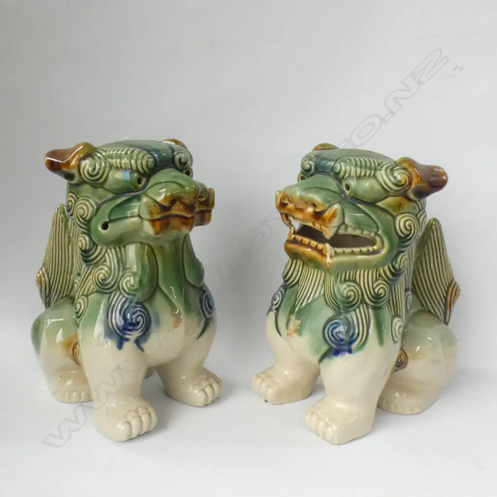 PR CHINESE FOO DOGS H. 245MM Image 1++