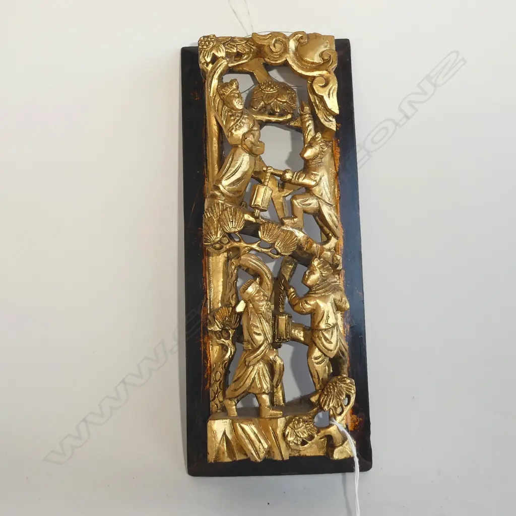 CHINESE GILT CARVING 250x100mm Image 1++