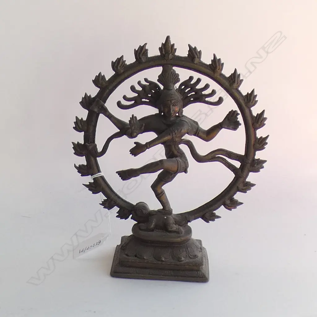 INDIAN BRONZE FIGURE OF SHIVA H 190 MM Image 1++