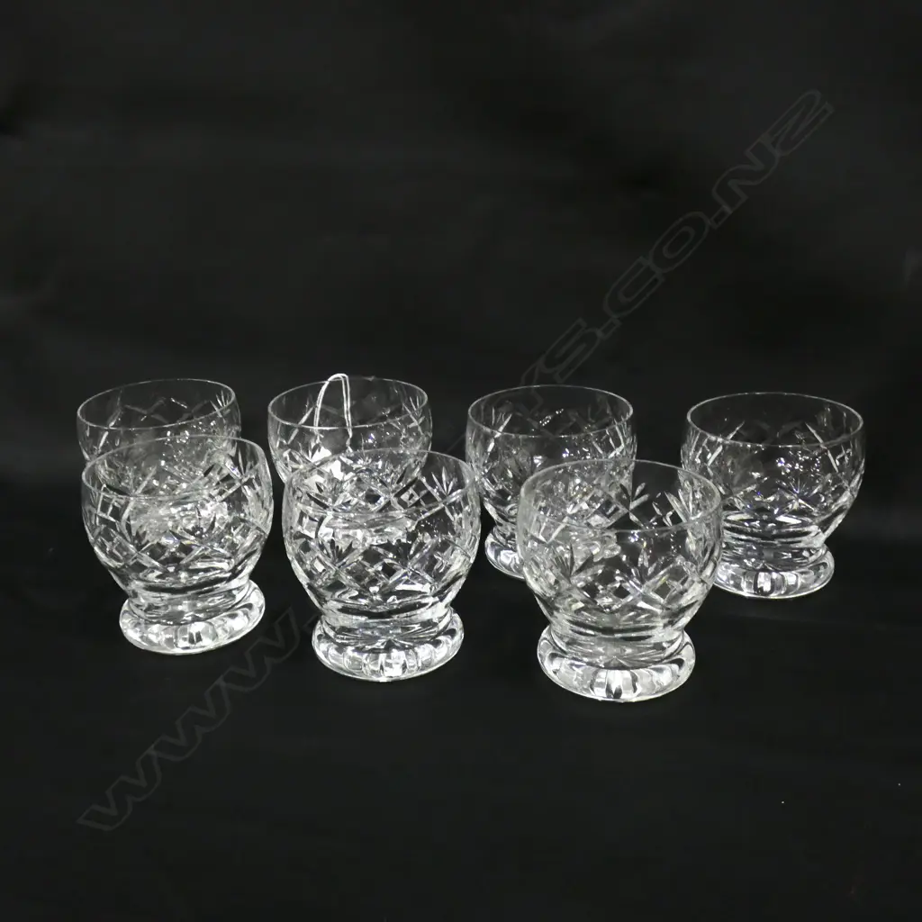 7 CRYSTAL TUMBLERS (5 + 2) H.70mm Image 1++