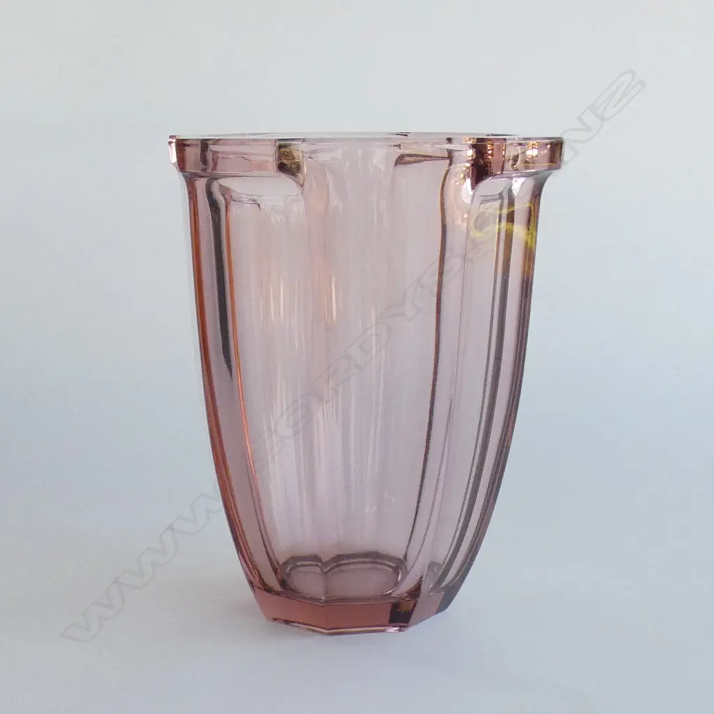 DECO PURPLE GLASS VASE H.220mm Image 1++