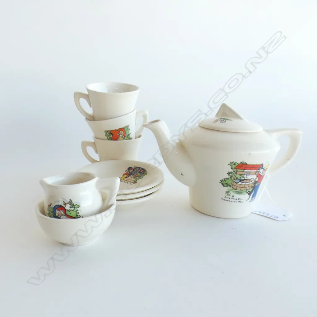 CHILD'S NURSERY RHYME TEA SET Image 1++