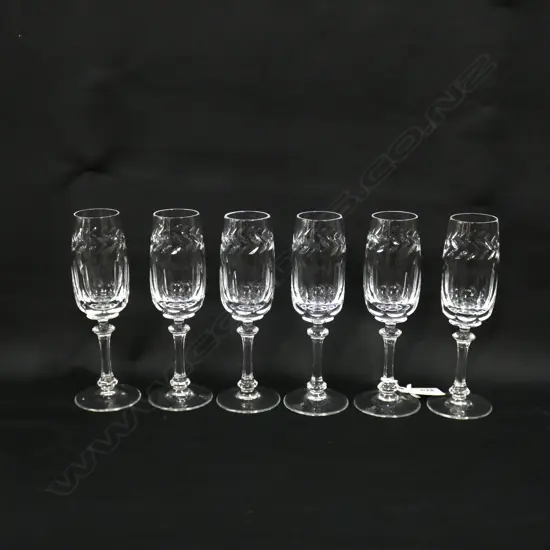 6 WMF CHAMPAGNE GLASSES H.165mm