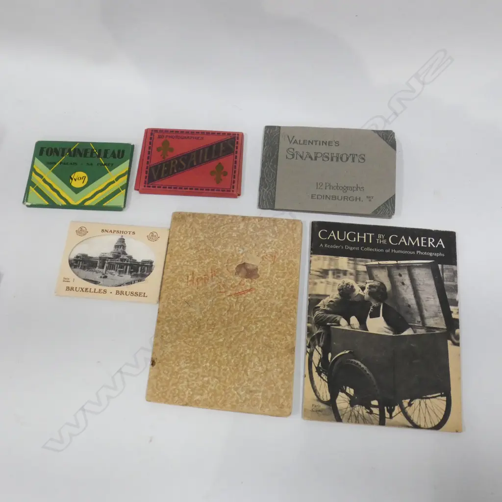 6 VINTAGE BOOKLETS. APPLE COOKING & CAUGHT by CAMERA + 4 PHOTO COLLECTIONS Image 1++